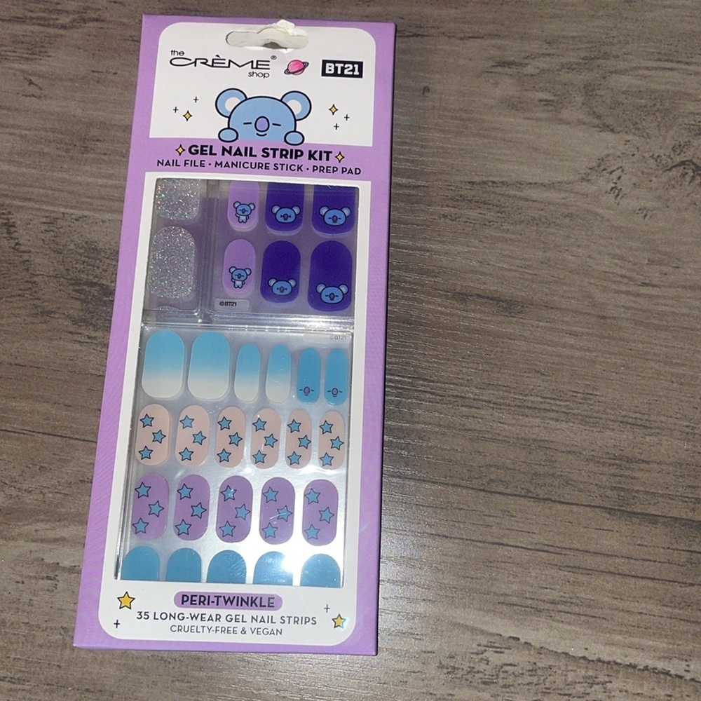 THE CRÈME SHOP BT21: Koya GEL NAIL STRIPS (SET OF 35) - Picture 2 of 5